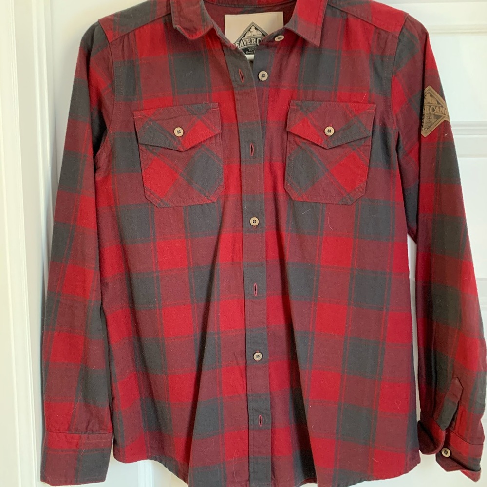 Beaver Canoe Buffalo shirt